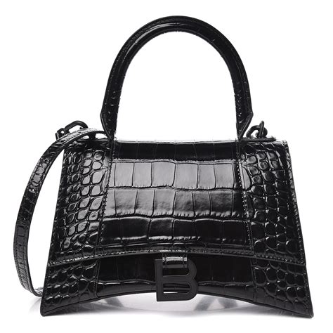 balenciaga hourglass dupe bag|balenciaga crocodile bag.